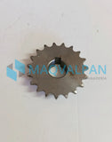 Piñón cadena Z19 3/8’’ movimiento Centrador Plano
